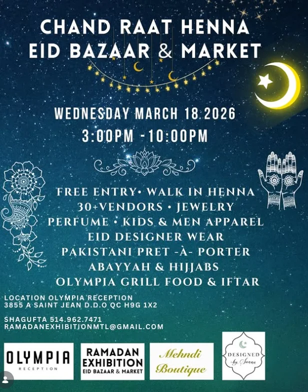 Mehndi Boutique's Chand Raat Henna Eid Bazaar & Market